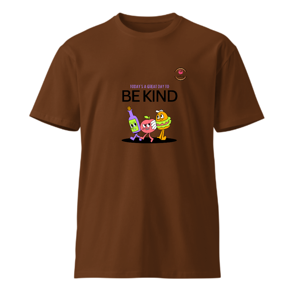 Unisex Premium Round Neck T shirt Be Kind Each Day
