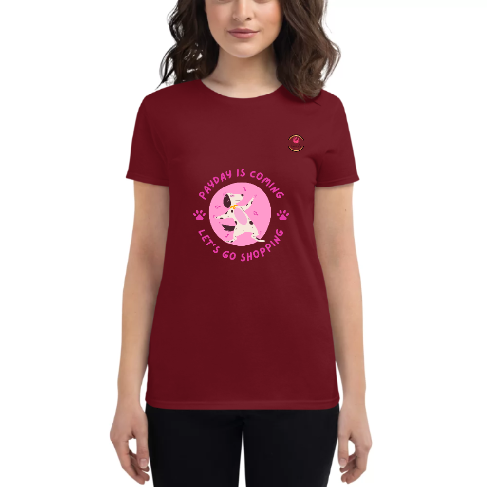 Womens Round Neck T shirt Payday FunDay