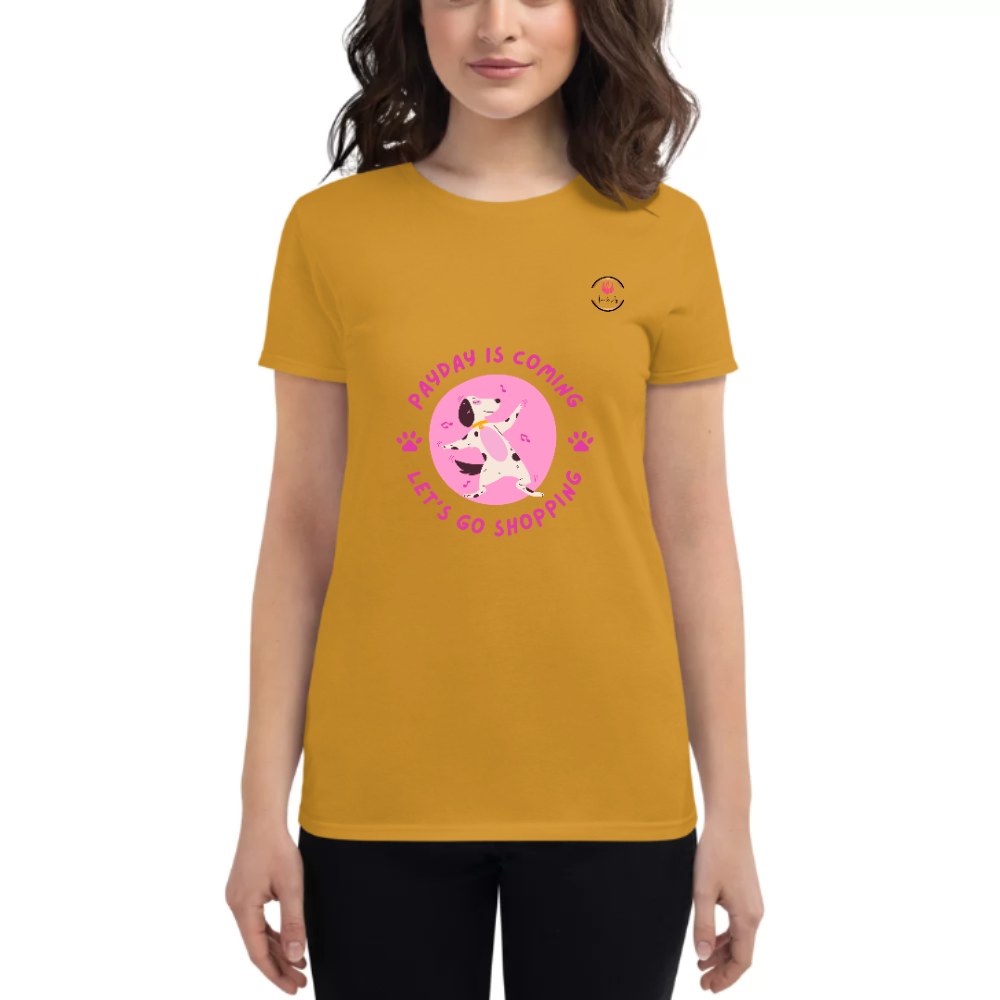 Womens Round Neck T shirt Payday FunDay