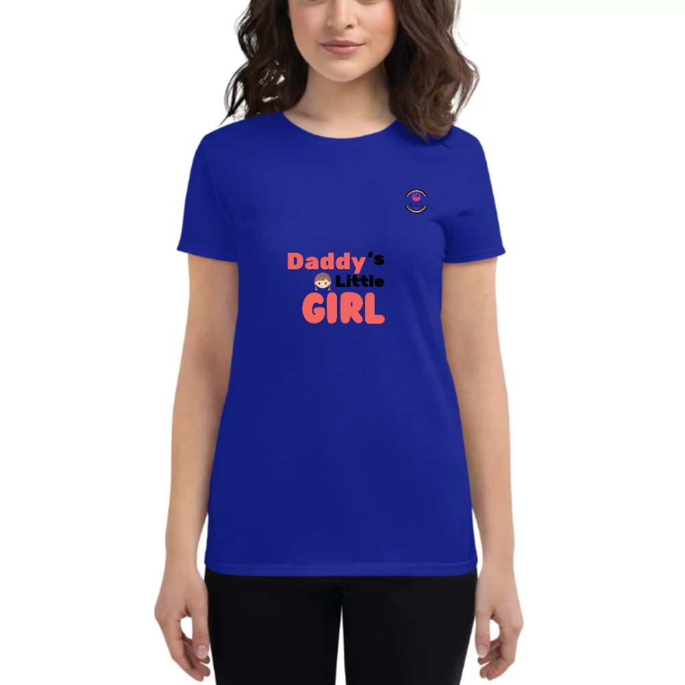 Womens Round Neck T shirt Sweet Love for Daddy