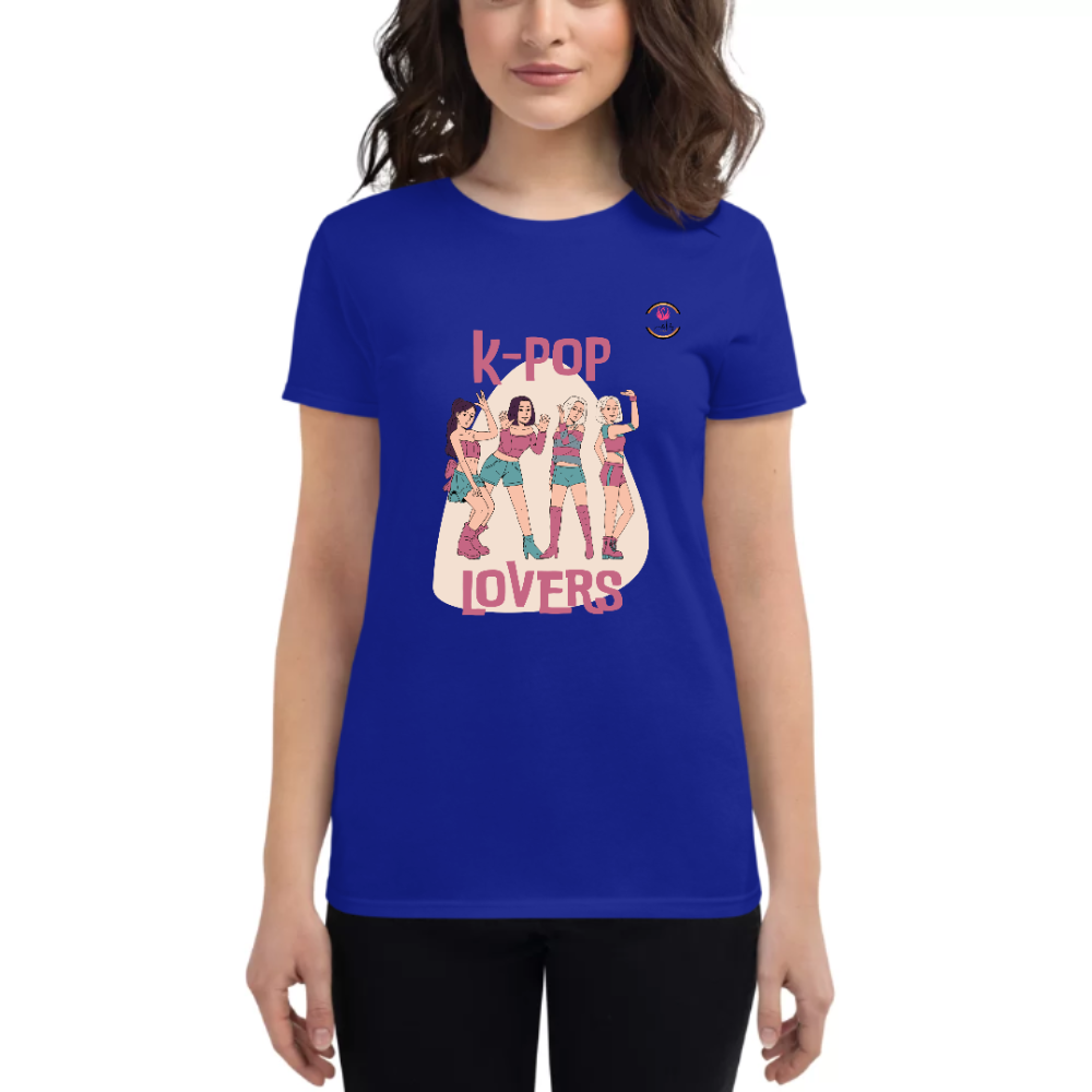 Womens Round Neck T shirt K -POP