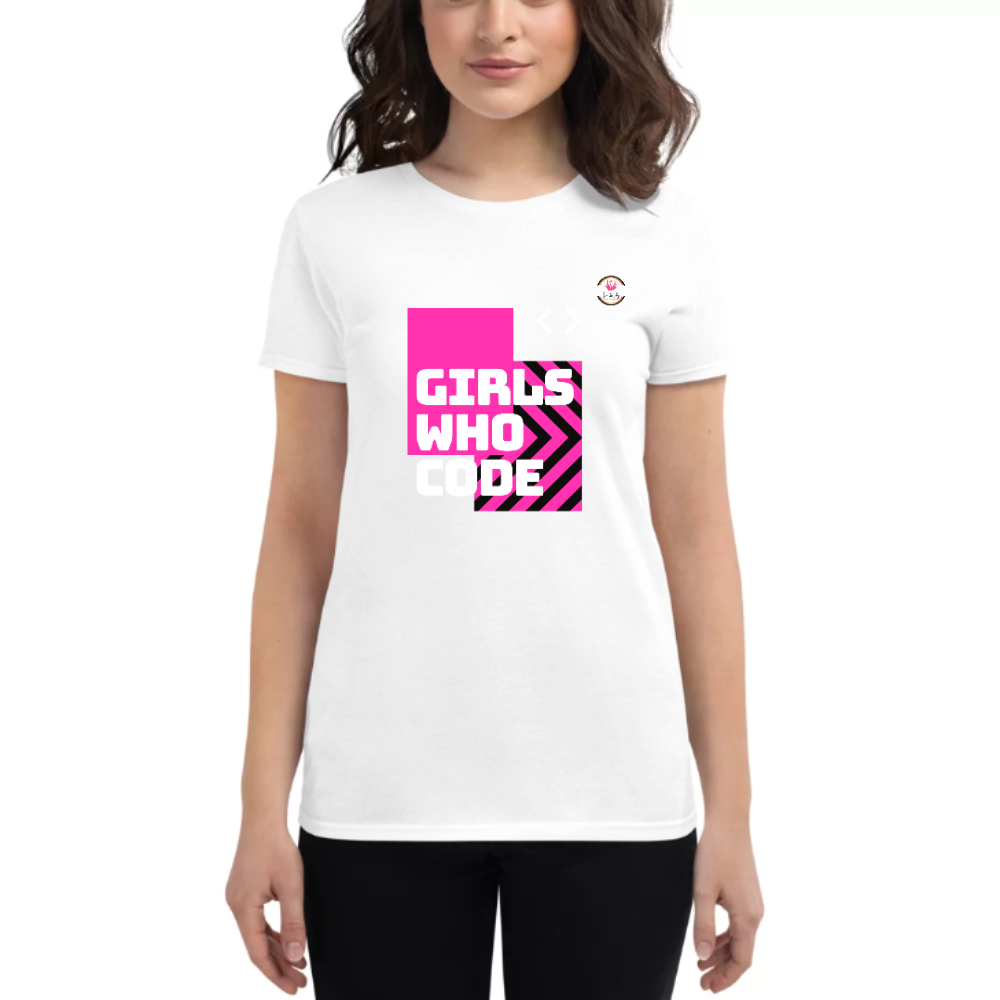 Womens Round Neck T shirt Code It ALL