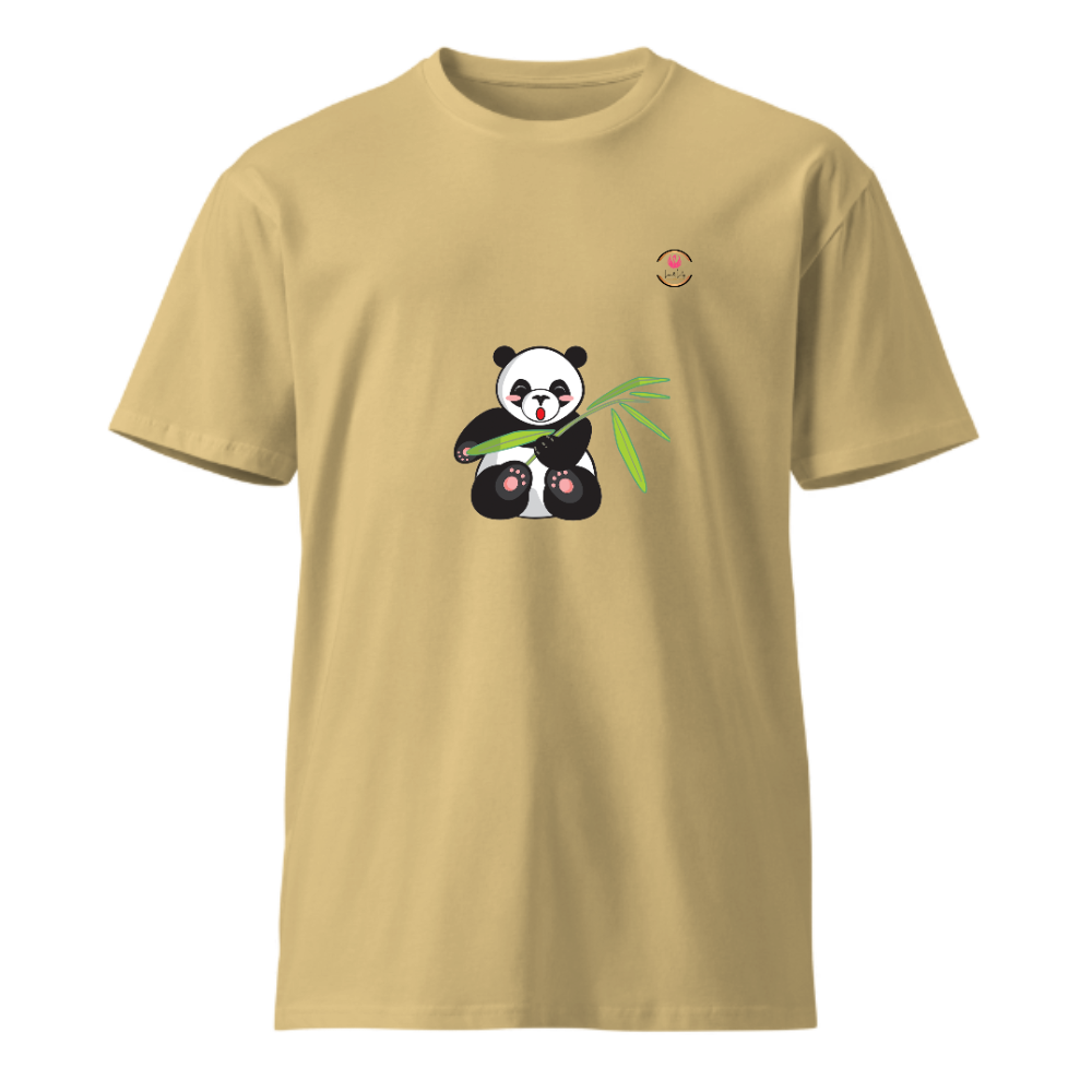 Unisex Premium Round Neck T shirt PANDA FOR REAL