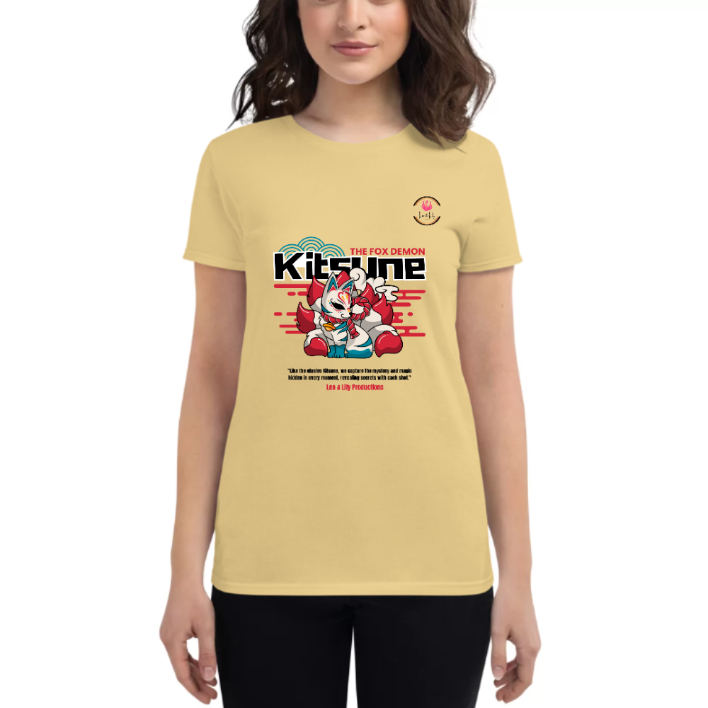 Womens Round Neck T shirt Wear the KAT SUNE