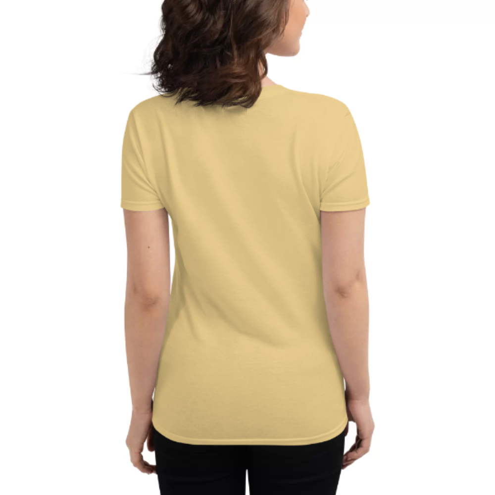 Womens Round Neck T shirt JUST BE COOL