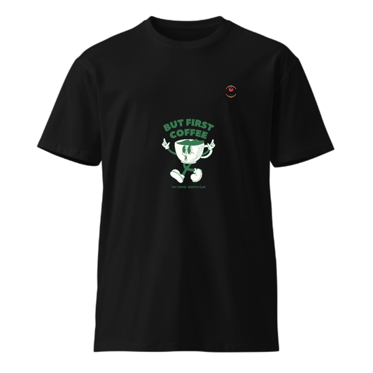 Unisex Premium Round Neck T shirt Coffee Lovers