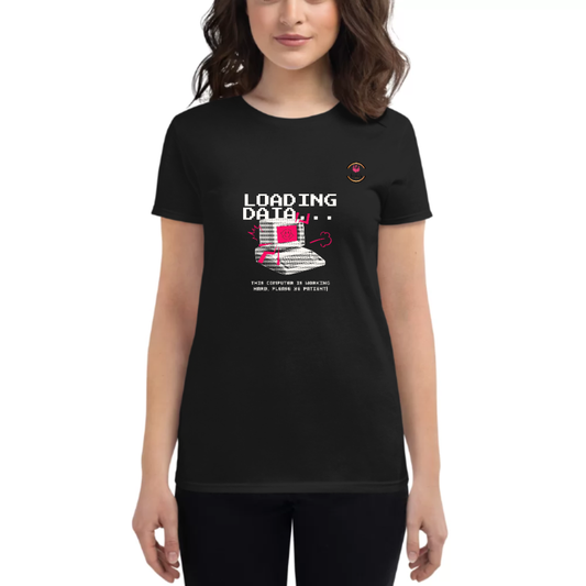 Womens Round Neck T shirt IT data king