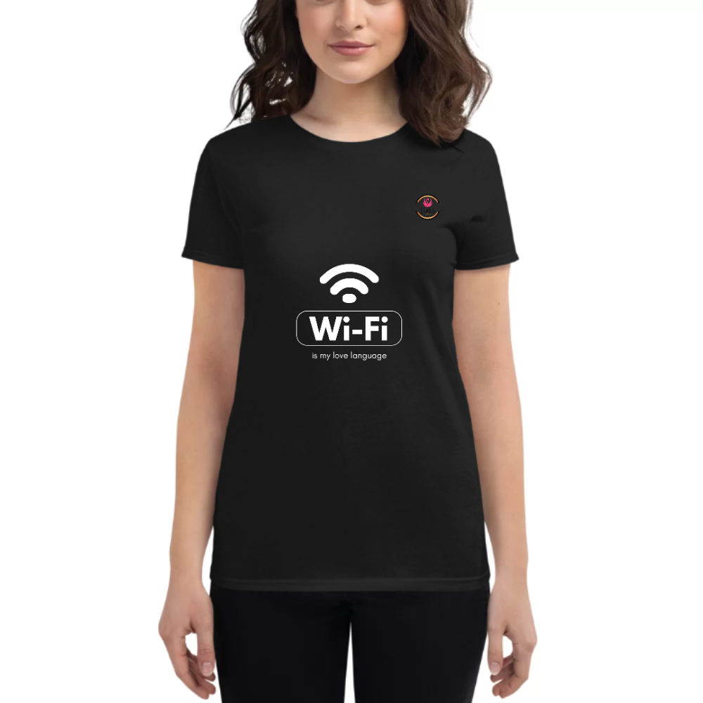 Womens Round Neck T shirt All We need is High FI