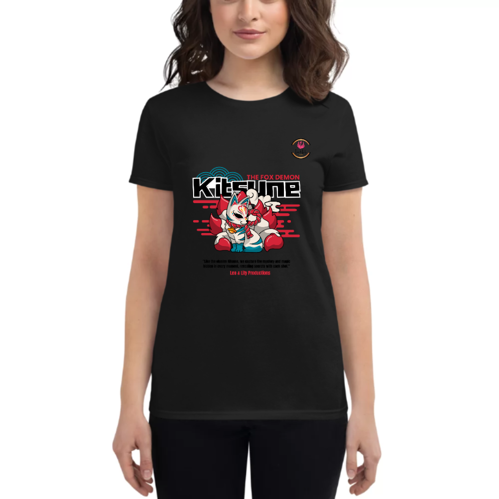 Womens Round Neck T shirt Wear the KAT SUNE