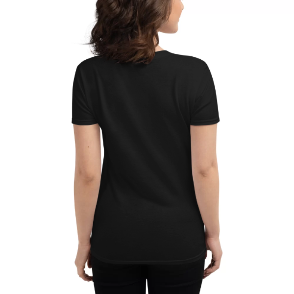 Womens Round Neck T shirt JUST BE COOL