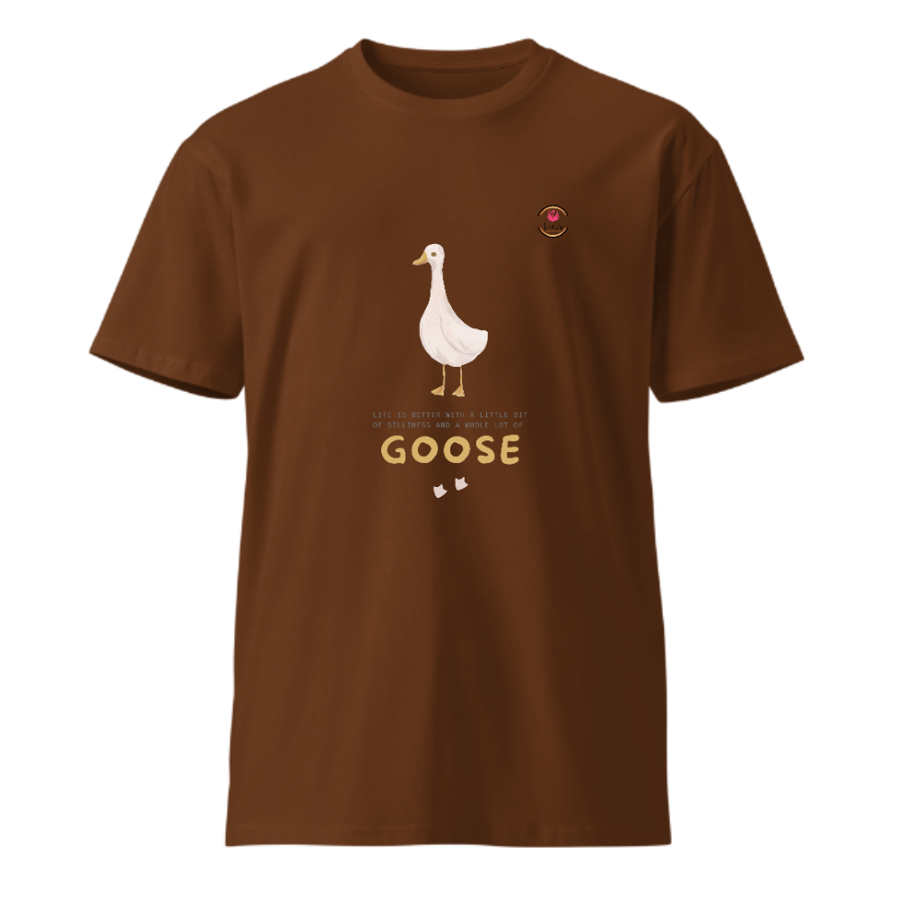 Unisex Premium Round Neck T shirt Goose WHO