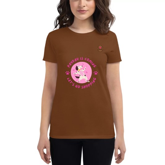 Womens Round Neck T shirt Payday FunDay
