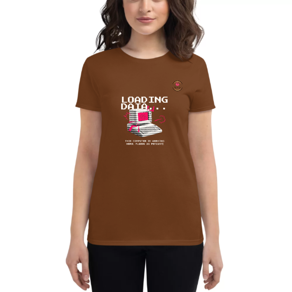 Womens Round Neck T shirt IT data king