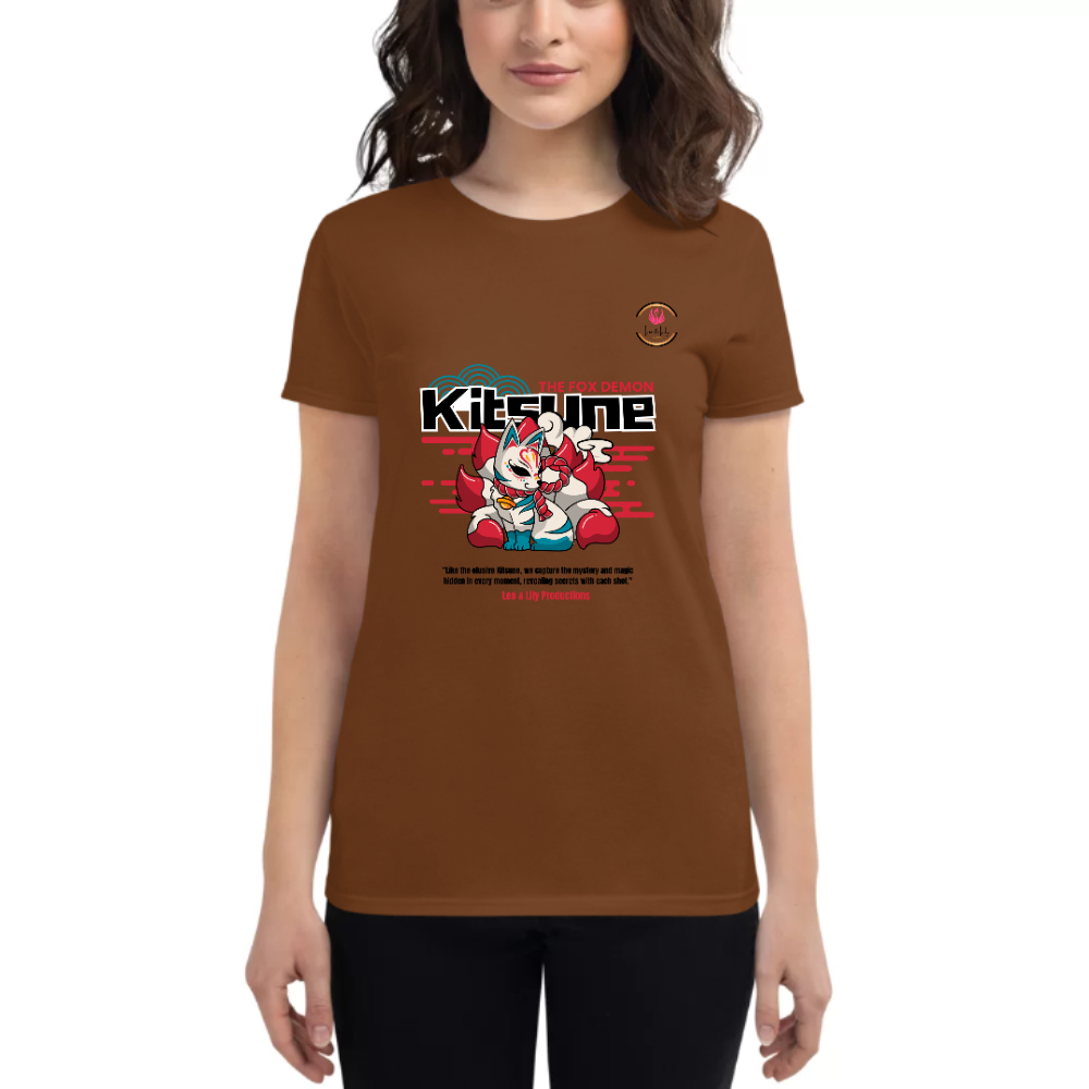 Womens Round Neck T shirt Wear the KAT SUNE