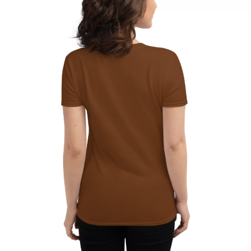 Womens Round Neck T shirt JUST BE COOL