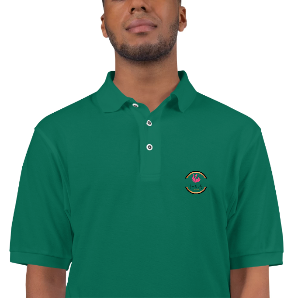 Mens Polo T shirt Wear the Pride with Leo and Lily