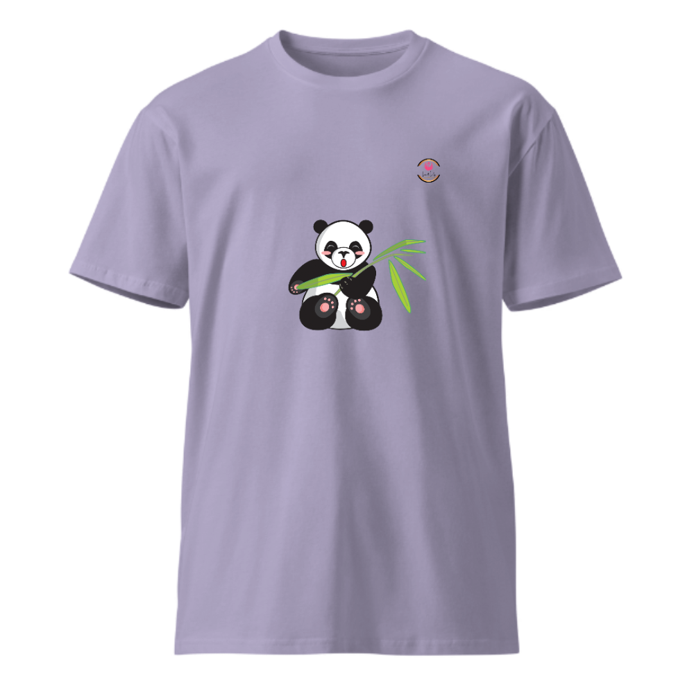 Unisex Premium Round Neck T shirt PANDA FOR REAL