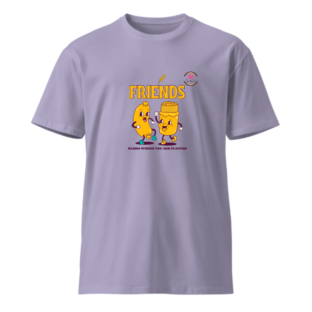 Unisex Premium Round Neck T shirt Bloom Where you are Placed