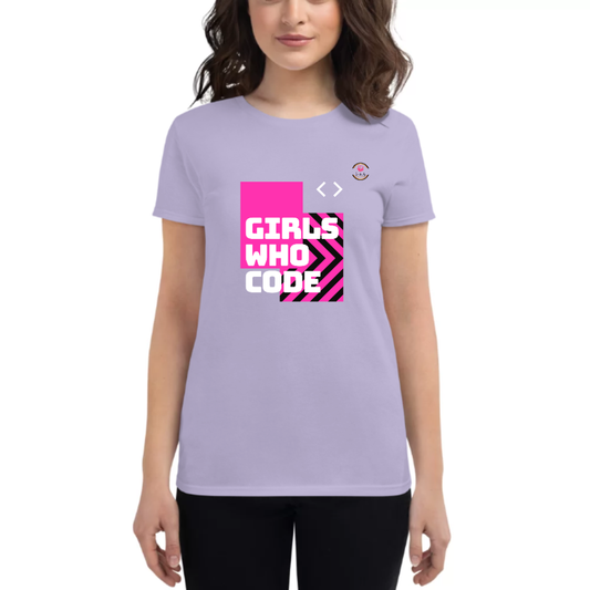 Womens Round Neck T shirt Code It ALL