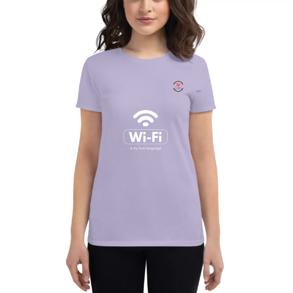 Womens Round Neck T shirt All We need is High FI