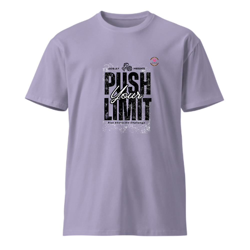 Unisex Premium Round Neck T shirt PUSH your Limit