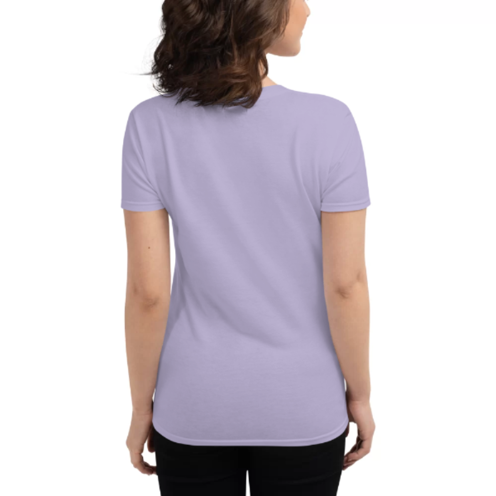 Womens Round Neck T shirt JUST BE COOL