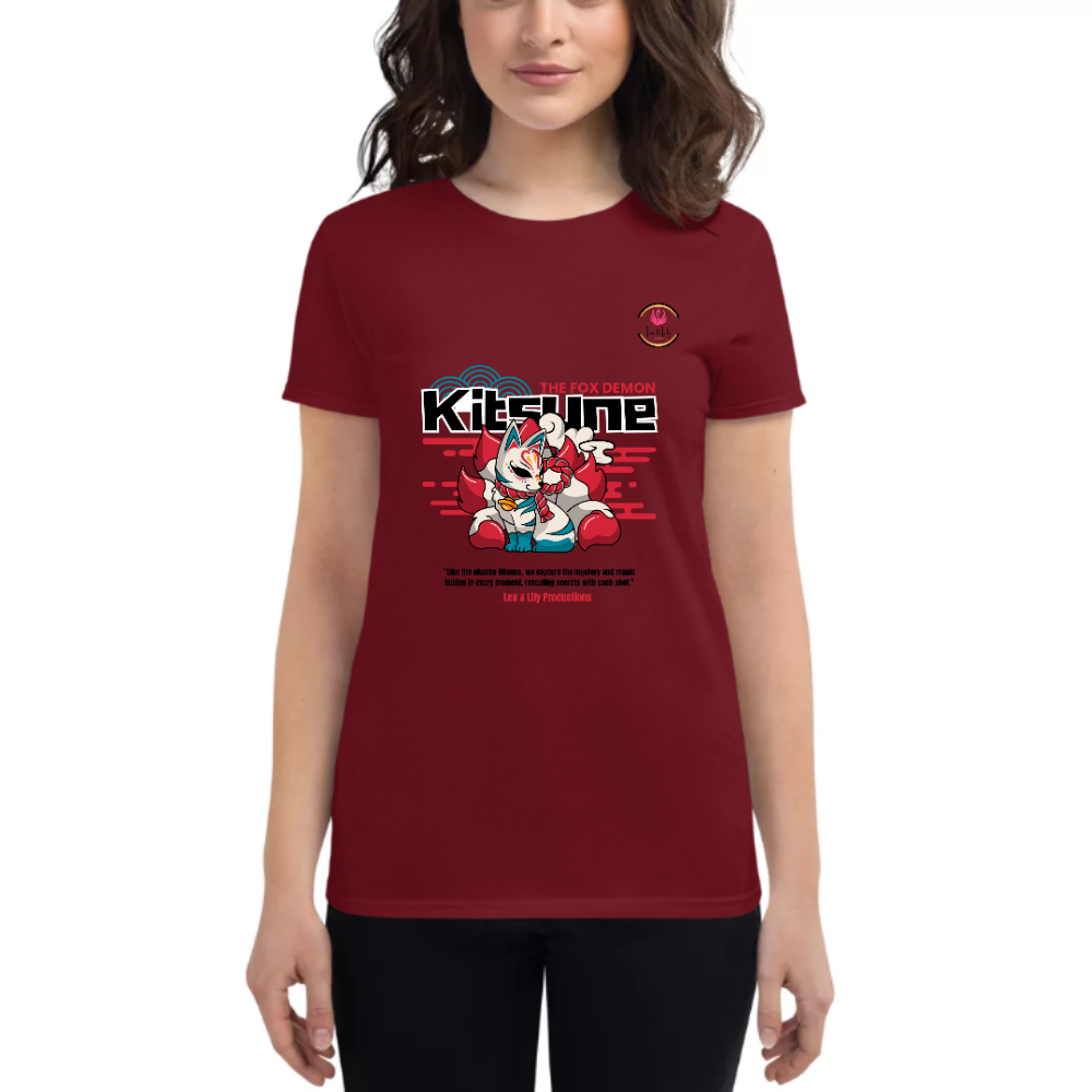 Womens Round Neck T shirt Wear the KAT SUNE