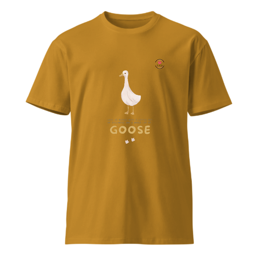 Unisex Premium Round Neck T shirt Goose WHO