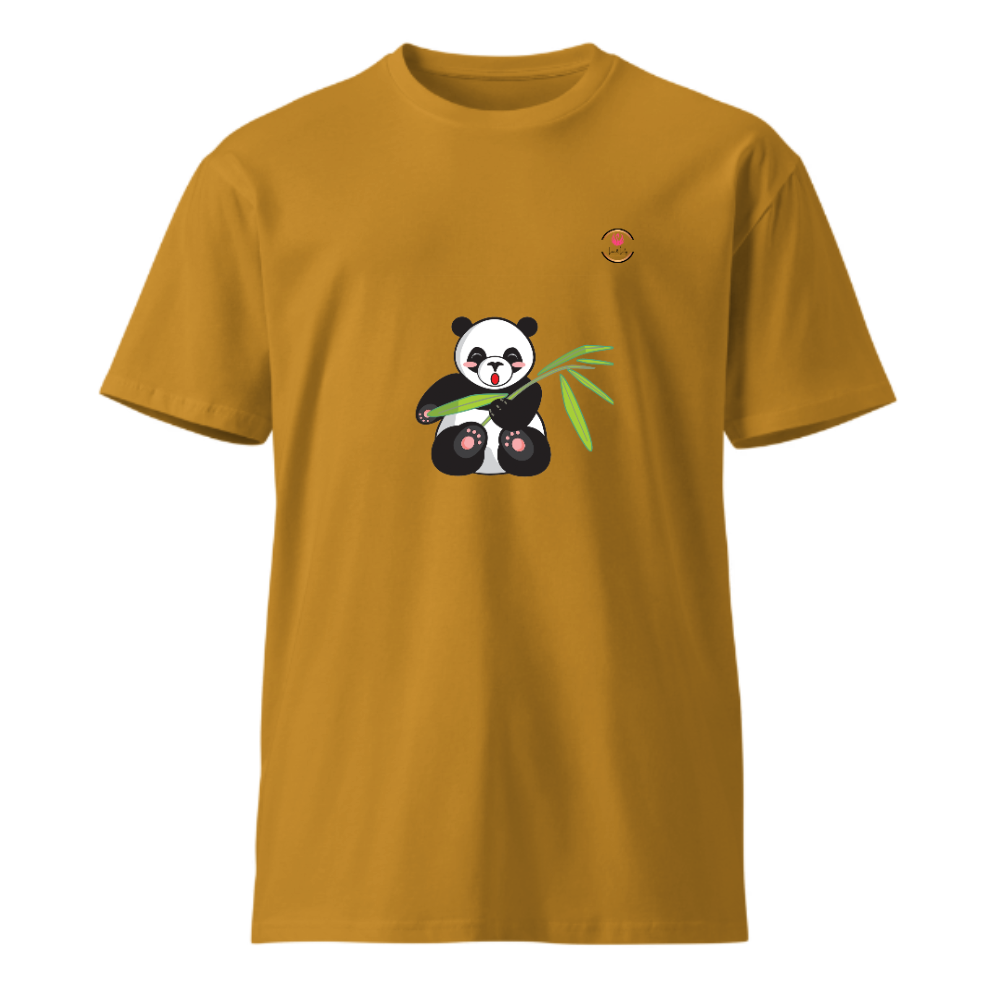 Unisex Premium Round Neck T shirt PANDA FOR REAL
