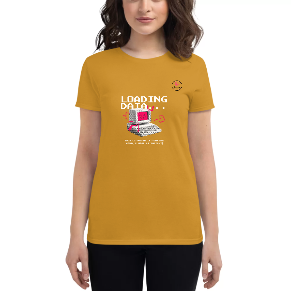 Womens Round Neck T shirt IT data king