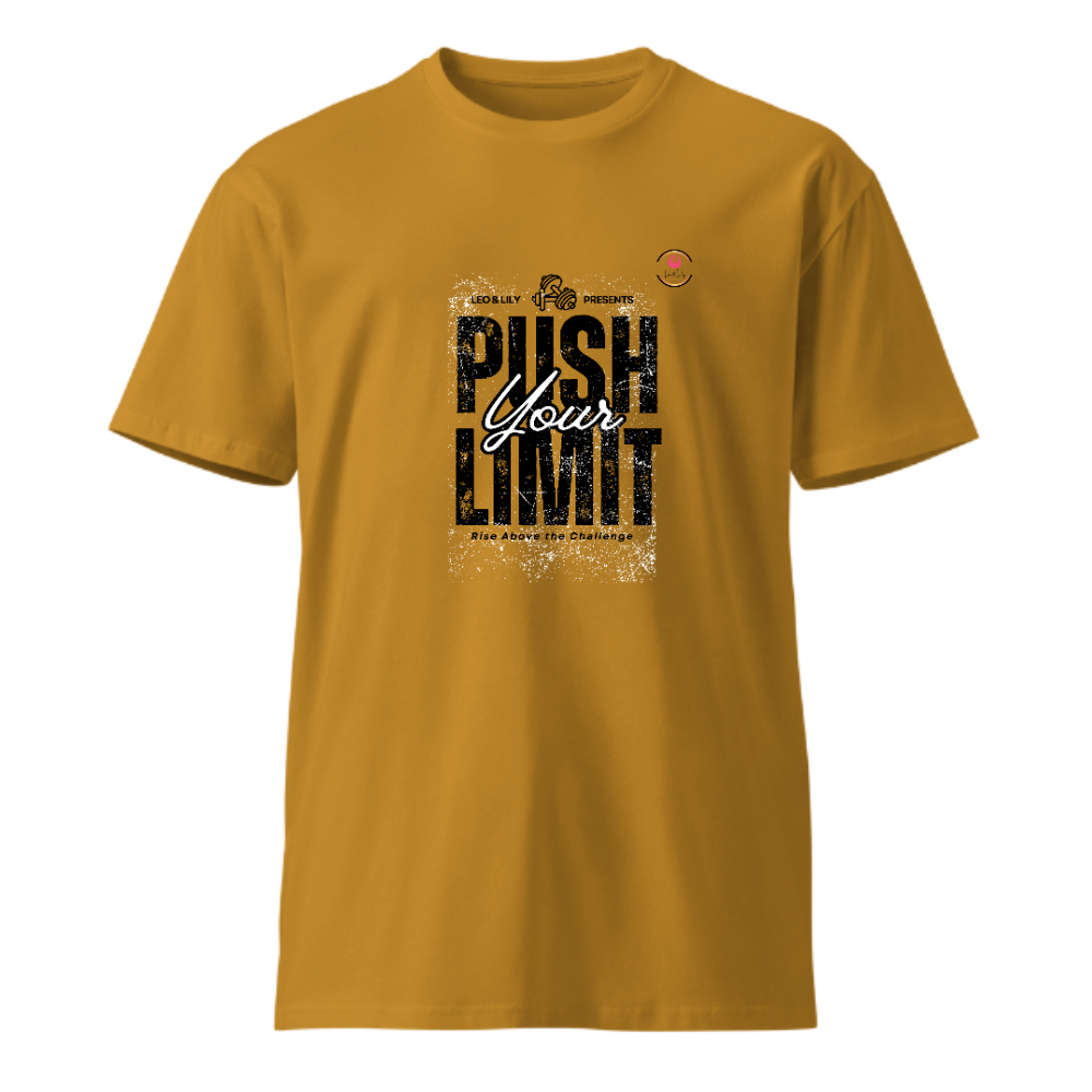 Unisex Premium Round Neck T shirt PUSH your Limit