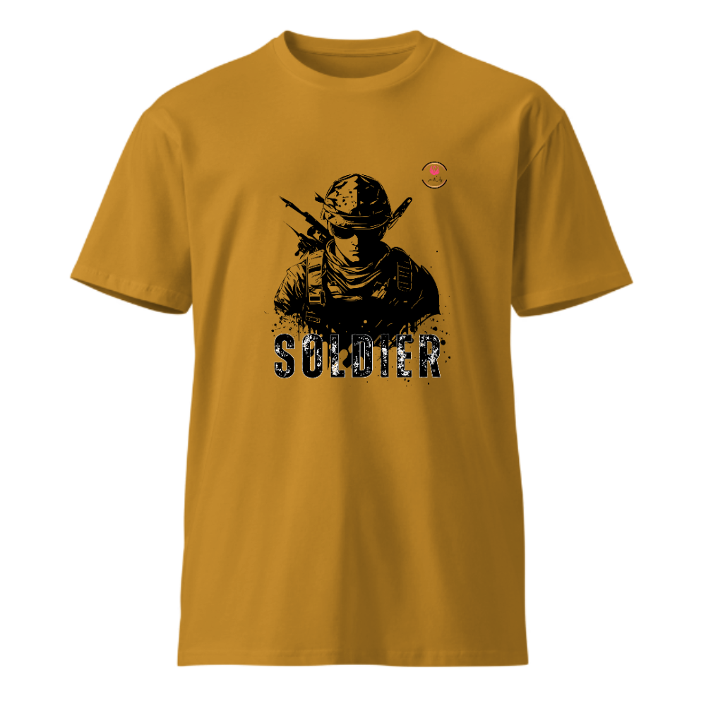 Unisex Premium Round Neck T shirt The OG Gaming Soldier