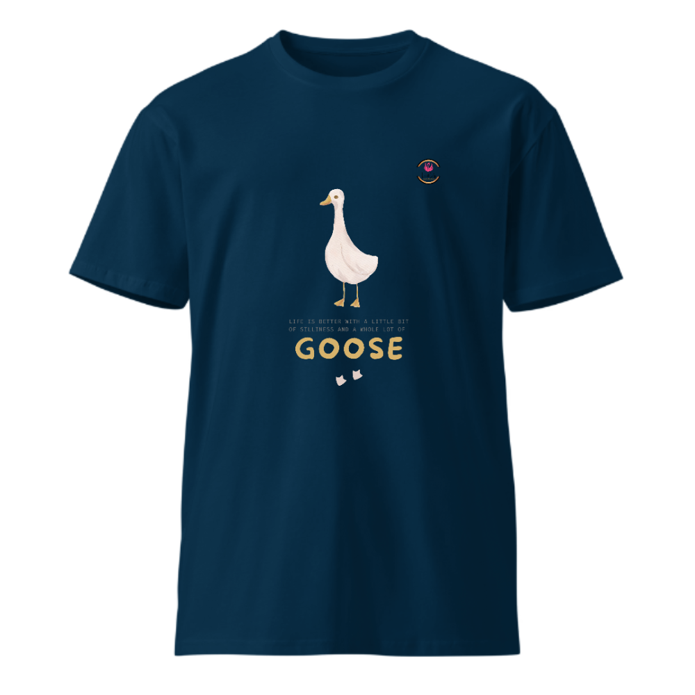Unisex Premium Round Neck T shirt Goose WHO