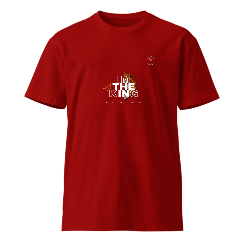 Unisex Premium Round Neck T shirt BE THE KING OF UR OWN KINGDOM
