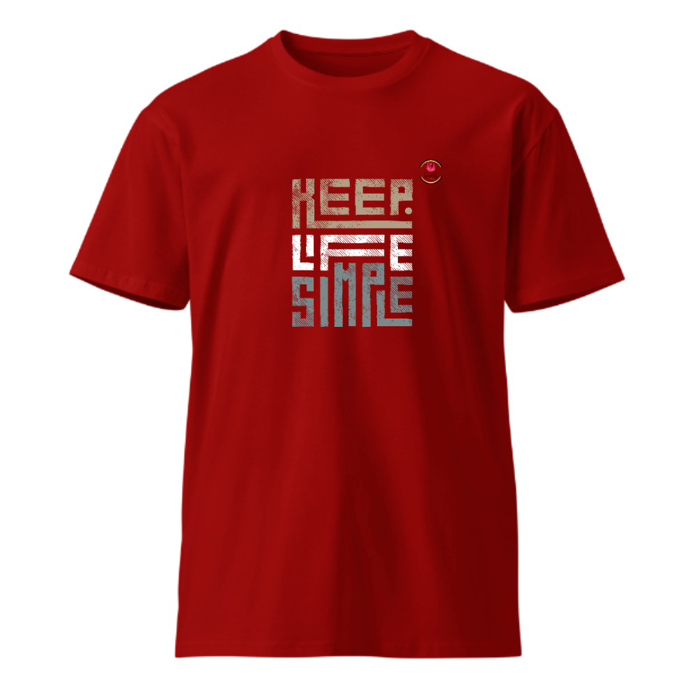 Unisex Premium Round Neck T shirt KEEP IT Simple