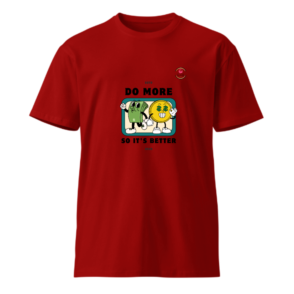 Unisex Premium Round Neck T shirt The Bright-one DO MORE