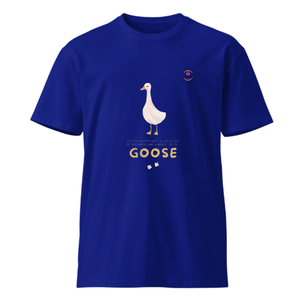 Unisex Premium Round Neck T shirt Goose WHO