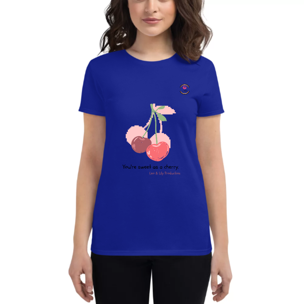 Womens Round Neck T shirt To Flex on Sweet Vibes