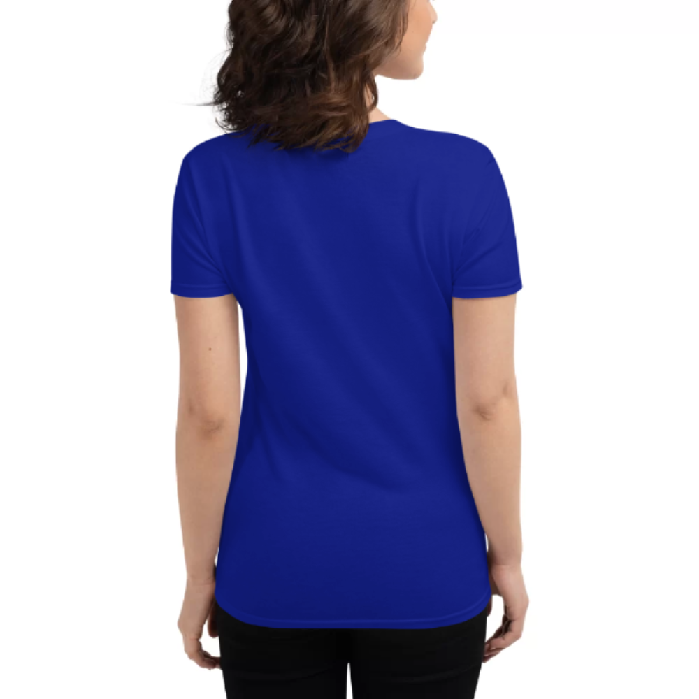 Womens Round Neck T shirt JUST BE COOL