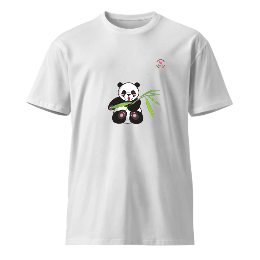 Unisex Premium Round Neck T shirt PANDA FOR REAL