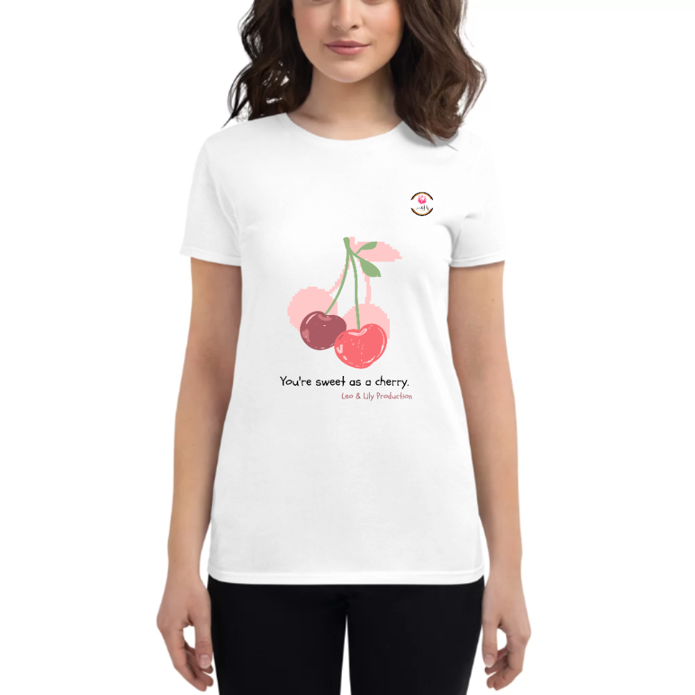 Womens Round Neck T shirt To Flex on Sweet Vibes