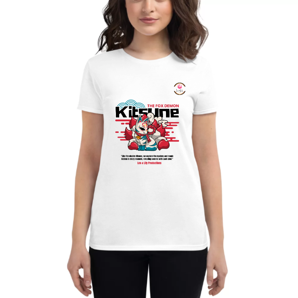 Womens Round Neck T shirt Wear the KAT SUNE